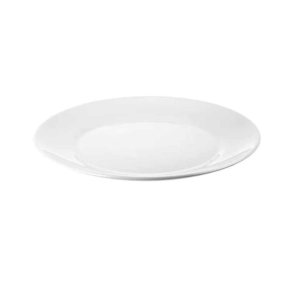 IKEA OFTAST Kitchen & Dining, Tempered Opal Glass Classic Plates (25cm) Pack of 6pc