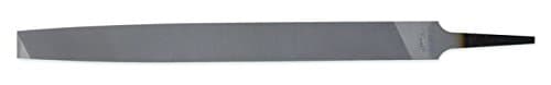 Nicholson Rectangular Mill Hand File With Ergonomic Handle, Single Cut, American Pattern, Bastard Cut, 12" Cut, 12" Length (Pack of 1) (21842HN)
