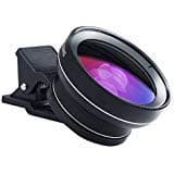 Camera Lens for Cell Phone,2-in-1 iPhone Lens Wide Lens 0.45X Wide Angle Lens and 12.5X Macro Lens, Clip on Cell Phone Lens Kits Compatible iPhone Sumsang Smartphone Ipad Mobilephone