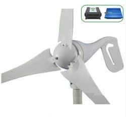 GOWE 600W max Wind turbines,12V/24V windmill +Wind/solar hybrid controller(LCD display)+600w off grid pure sine wave inverter.