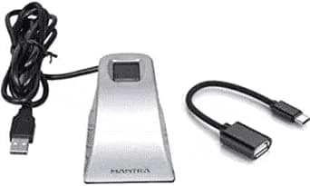 Mantra MFS100 Biometric Device with C Type OTG + 1 Year RD Serive Free