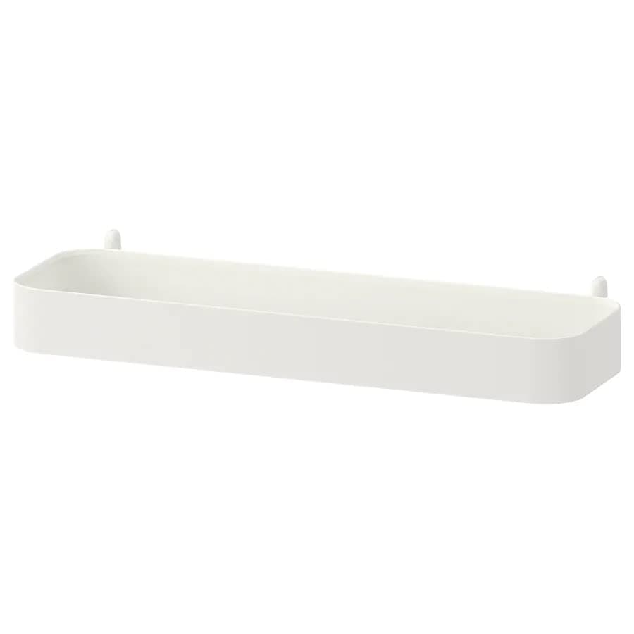 SKÅDIS Pegboard Shelf, White Easy to Attack and Remove No Tools Needed