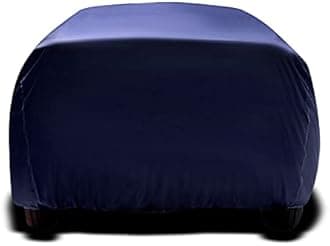 AUCTIMO® Toyota Innova Car Cover Waterproof with Triple Stitched Fully Elastic Ultra Surface Body Protection (Navy Look)