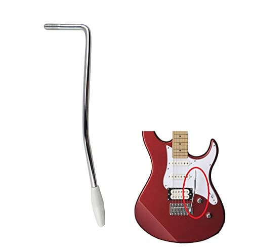 diameter:3/16 inch (5.3mm) chrome silver Guitar Single Strat Tremolo Arm Trem Bar Whammy Bar for USA/Mexican Fender American Stratocaster Squier Standard Electric Guitar Parts Crank Handle