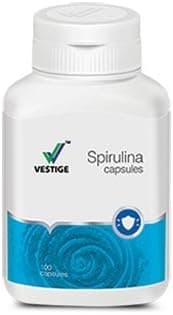 Spirulina Capsules Dietary Supplement