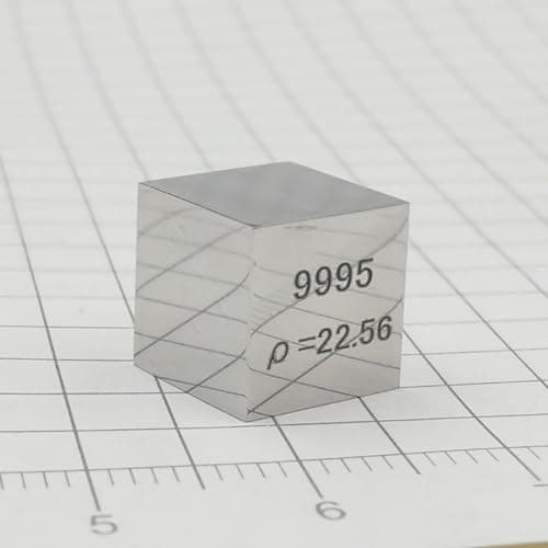 Moderock Iridium Metal Elements Cubic Collection, 99.95% Pure, 0.39"