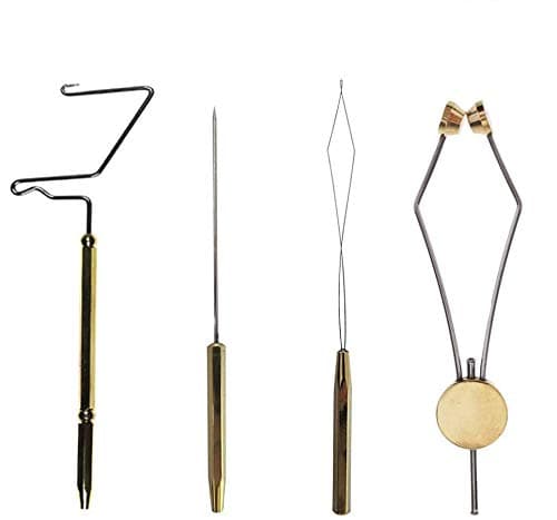 GREATFISHING Fly Tying Tools Combo Kit 360° Rotation Fly Tying Vise Fly Tying Tools Fly Tying Materials