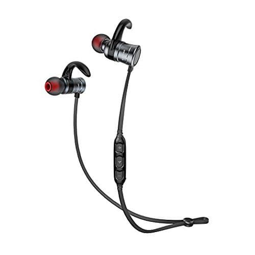 AWEI AK5 Intelligent Magnetic Control Bluetooth Earphone, IPX4 Waterproof Wireless Headset With Microphone Cordless Earphone Earpiece Earbuds,10h Music Time,240h Super long Standby