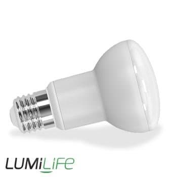 LUMiLife 6 Watt R63 / E27 LED Reflector Light Bulb - Cool White - Non Dimmable - 490 Lumens - Large Edison Screw - 40W Halogen Replacement - Shipped from the UK - Energy Rating A+ [Energy Class A+]