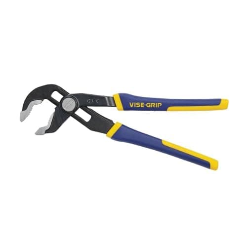IRWIN Tools Vise-Grip Tools GrooveLock Pliers, V-Jaw, 6-inch (4935351), Black, Blue Yellow, Silver
