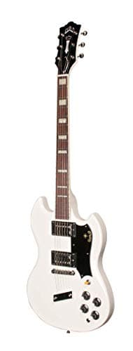 Guild '16 S-100 Polara Solid Body Electric Guitar with Deluxe Gig Bag (White)