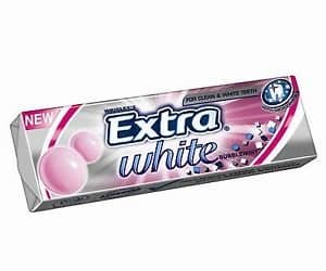 Wrigleys Extra White Bubblemint Chewing Gum (Pack Of 8)