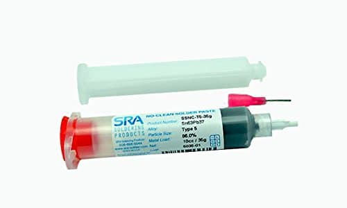 SRA 63/37 Solder Paste T5-35 Grams in a 10cc Syringe
