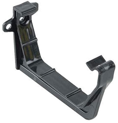 Pack of 3 x Wavin OSMA 4T819b Black Gutter Support Bracket for 100mm Squareline System