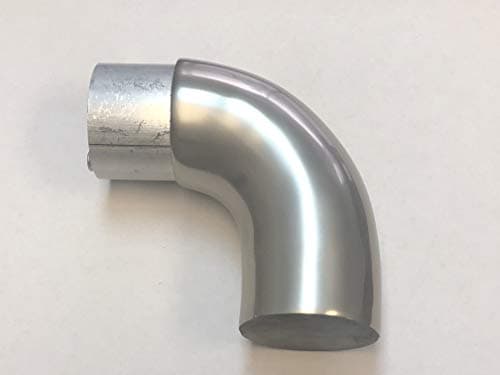B52 Silver ADA Handrail Aluminum Wall Return 1.97"