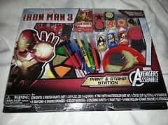 Marvel Iron Man 3 Paint And Stamp Station
