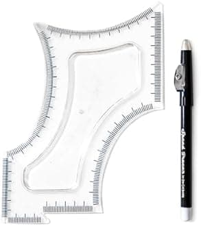 The Cut Buddy Template for Hair, Beard & Mustache - Haircut Lining / Shaping / Edging / Trim