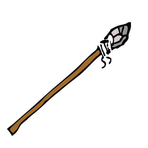 Stone Age Primitive Artifact Aterian Stem Levallois Tool ~2"