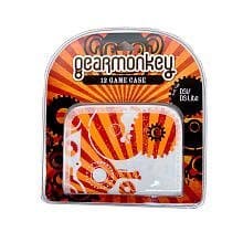 Gear Monkey 12 Game Case with Zipper for Nintendo DS, DS Lite or DSi, Orange, Gearmonkey