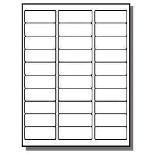 Address Labels 1 X 200 Sheets 30 UP Fit Sizes 5260 5520 5810 Compatible Sticker Labels (6000 Labels)