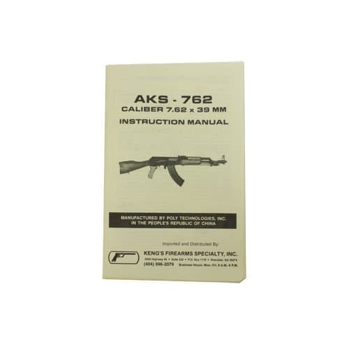 AK47 Instruction Manual, Black, 000-002