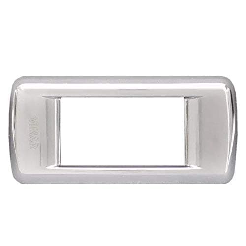 Vimar Boat Switch Plate 16783.36 | 3 3/8 x 1 5/8 Stainless