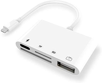 Car Play Adapter for iPhone with Video,Easy Plug and Play_White