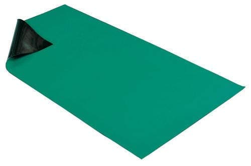 - ESD Mat(Antistatic) 2 Layer Green Mat 1.5mm Thickness with Grounding Cord and Wristband ((L2ftxw 1.5ft))