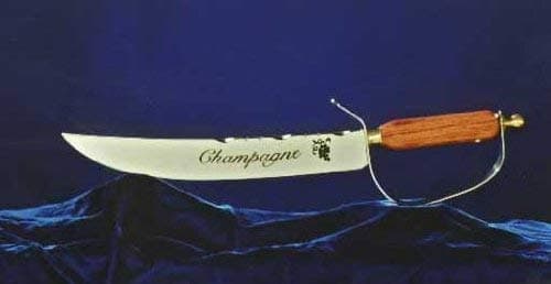 Champagne Saber Classic Wood Handle Sword