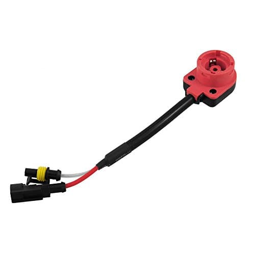 1 X D2S D2C C2R D4S D4C D4R Xenon for HID Bulb Socket Wire Plug Cable Adaptor Converter Connectors Conversion