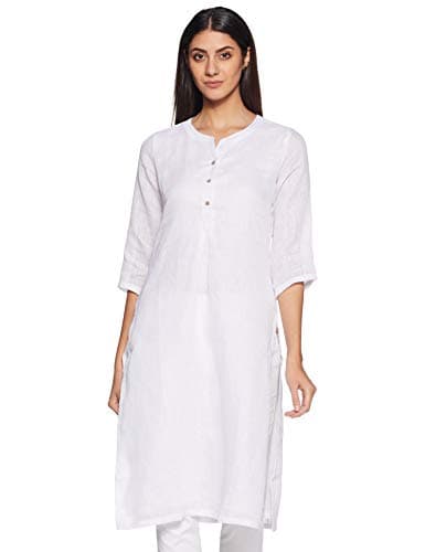 BIBA Women's Linen Kurta
