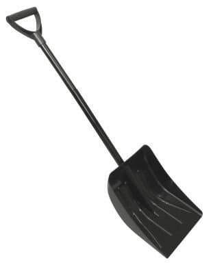 FOLDING SNOW SHOVEL 37'' ASSEMBLED SNAPS PUSH BUTTON. HEAVY DUTY SCOOP / HANDLE
