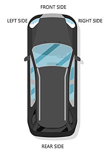 K D Side/Door Mirror for Datsun GO (Left/Passenger Side)(Black)