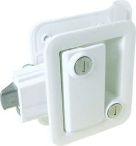 Travel Trailer Lock, Polar White