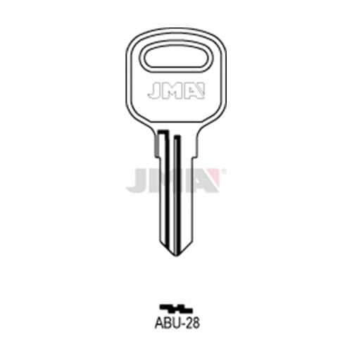10 X ABU-28 JMA/ABUS KEY BLANKS