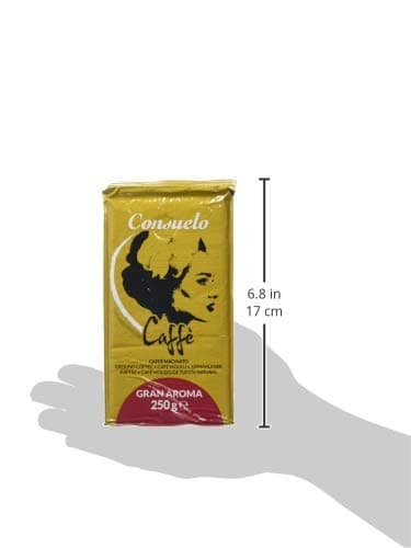 Consuelo Caffeinated Ground Coffee Gran Aroma 250 g (Pack of 4)