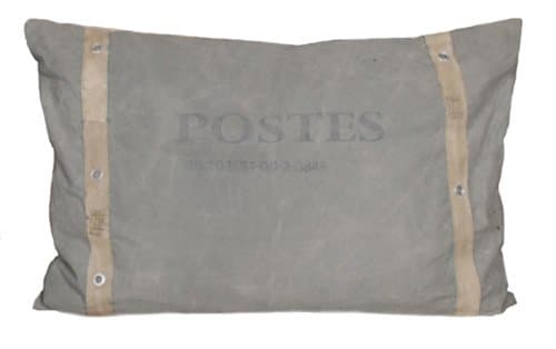 Stamped Canvas Large Floor and Accent Pillow “Postes"