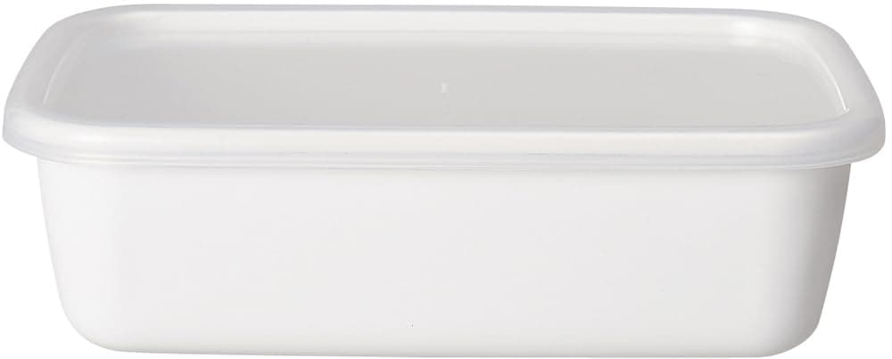 Noda enamel rectangle deep L White Series WRF-L by