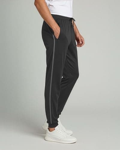 Real Essentials 3 Pack: Men's Tech Mesh Active Athletic Casual Jogger Sweatpants with Pockets(Available in Big & Tall)