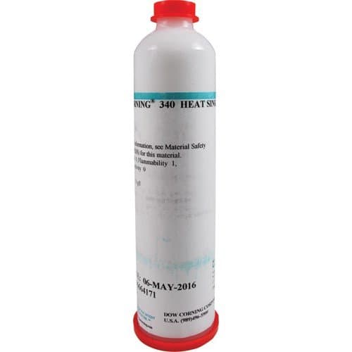 Dow Corning 340 Heat Sink Compound, White, 13.5 oz. Semco Cartridge