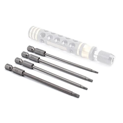Readytosky RC Hex Bit 1.5 2.0 2.5 3.0mm Hex Head Allen Wrench Drill Bit Set for Screwdrivers Electric Screwgun/Power Drill