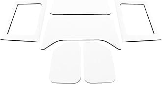 Design Engineering 50292 White Original Boom Mat Sound Deadening Headliner Kit Compatible with 4-Door Jeep Wrangler JK (2011-2018)
