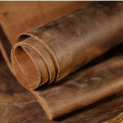 Walletsnbags Bourbon Tooling Leather Square 1.2 mm Thick Finished Full Grain Cow Hide Leather Crafts Tooling Sewing Hobby Workshop Crafting Leather Accessories 12X24 INCH (12 X 24 Inch), Brown