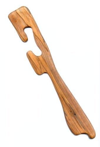 Baerreis Oven Rack Shelf Puller - Unusual Flag Maple, Hand Carved - Original Kitchen Tool!