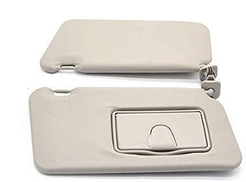 FEILIDAPARTS Sun Visor Sun Shield With Glass Mirror Sunvisor Left Side Driver Side compatible with Suzuki Swift 2006-2016 Splash 2011 (Passenger Side)