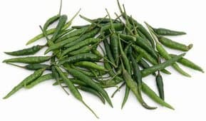 Fresh Small Green Chillies 100g