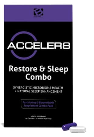 B-epic's Acceler8 | One Month Supply Accelerate 30-Day Supply | Includes 60 Capsules. 30 White and 30 Purple
