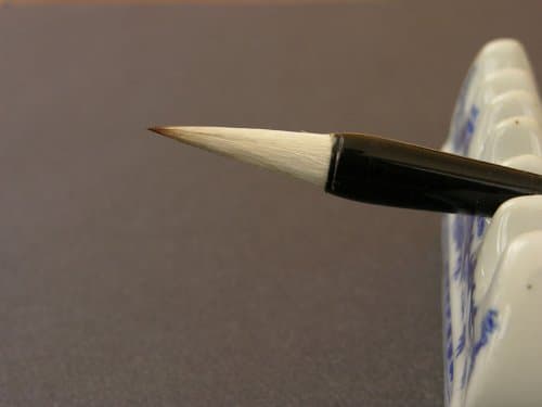 Sheep(soft) and Wolf(stiff) Hair Combination Brush