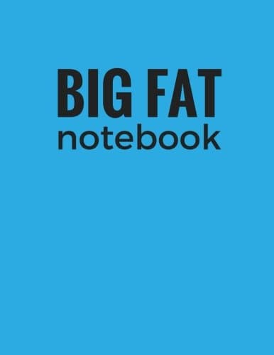 Big Fat Notebook: Sky Blue, 600 Pages Ruled Blank Notebook, Journal, Diary (Extra Large 8.5 x 11 inches) (Creative Writing)
