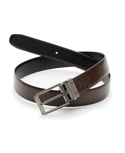 Perry Ellis Men's Belt, Brown,black